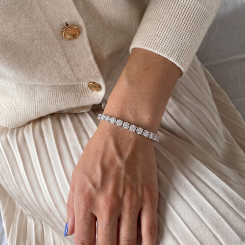 7.00 Ct Apx Round Tennis Bracelet Diamond