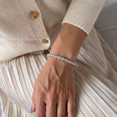6.00 Ct Apx Round Tennis Bracelet Diamond