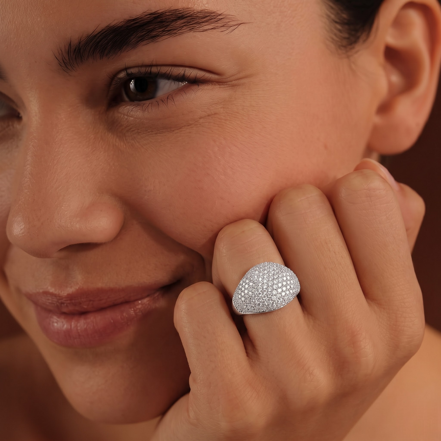 2.05 CT Round Statement Lab Diamond Ring