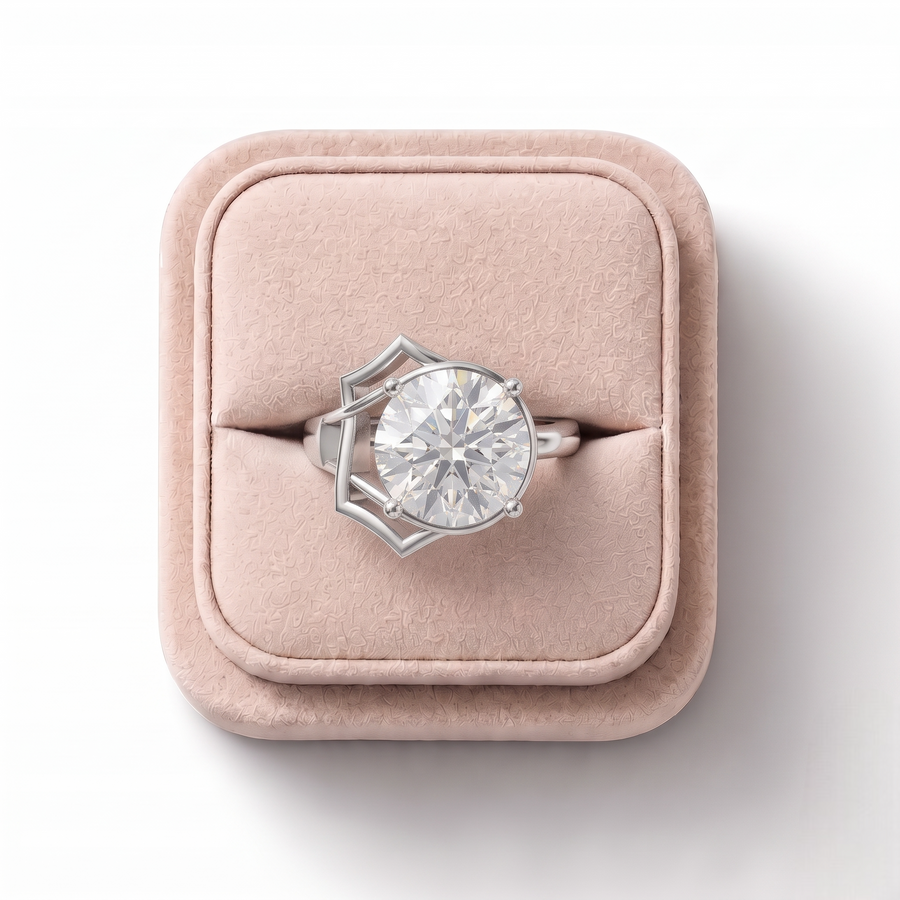 3.00 Ct Round Solitaire Lab Diamod Ring