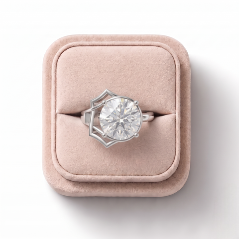 3.00 Ct Round Solitaire Lab Diamod Ring