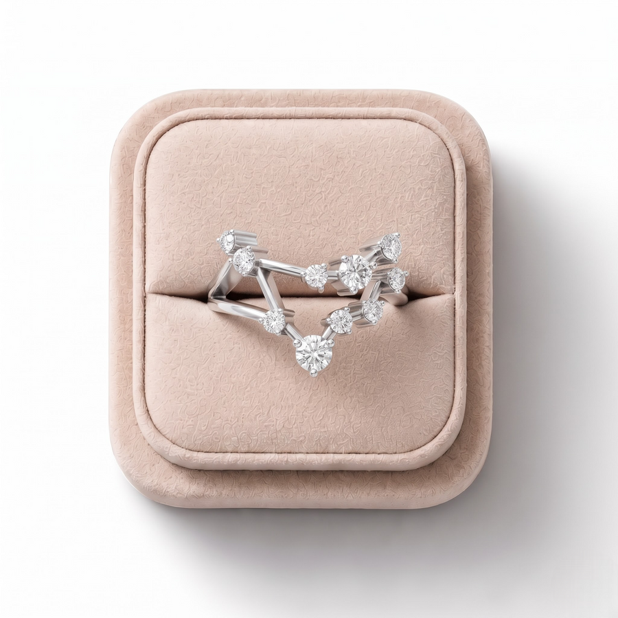 0.30 CT Round Capricorn Lab Diamond Ring