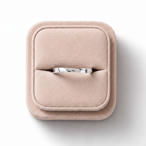 Infinity Twist Wedding Band