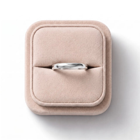 Classic Slim Domed Women's Wedding Band
