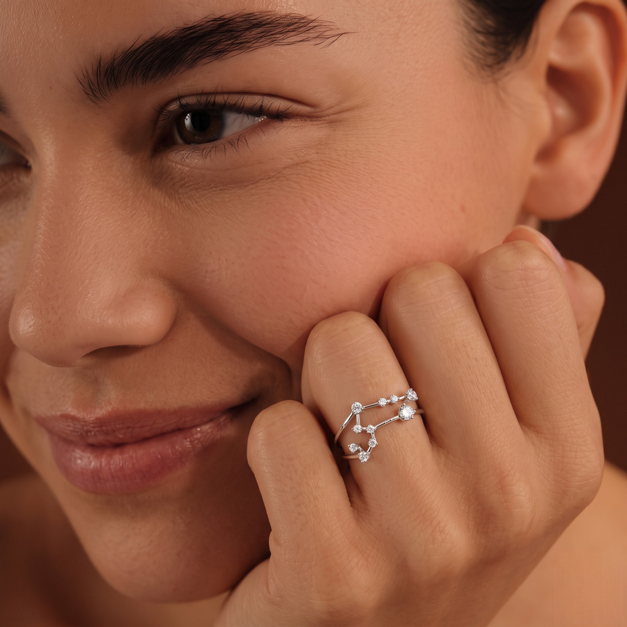 0.29 CT Round Leo Lab Diamond Ring
