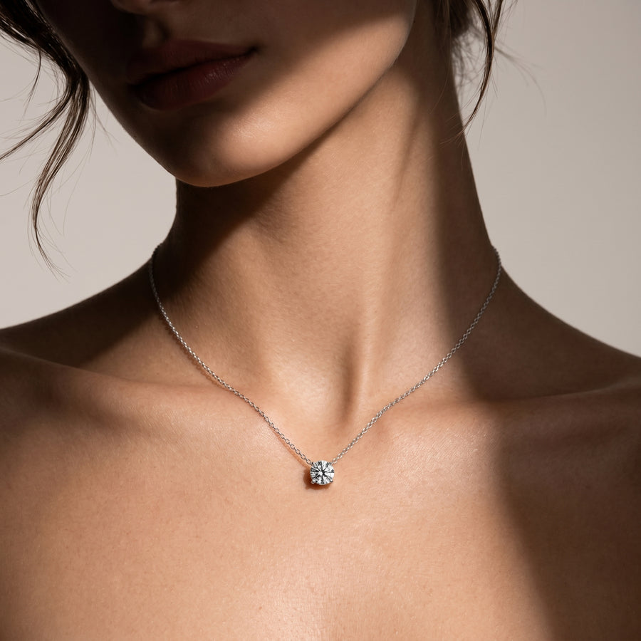 0.50 Ct Solitaire Lab Diamond Pendant
