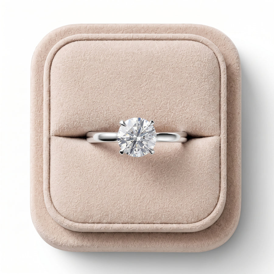 1.00 Ct Round Solitaire Ring