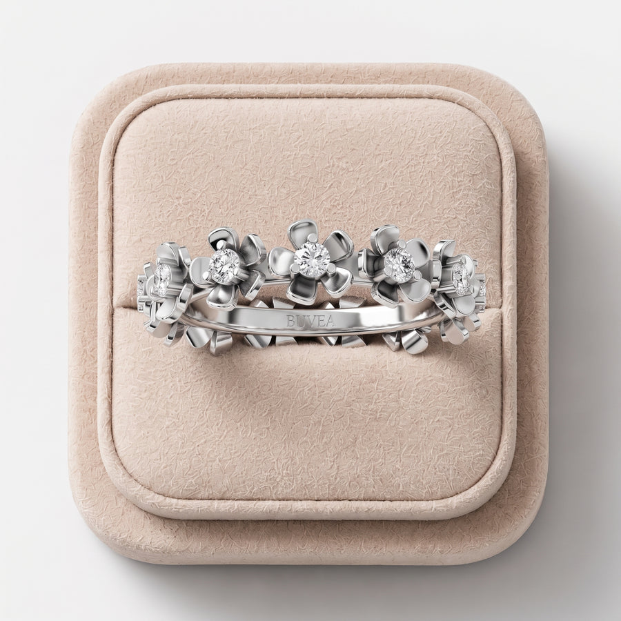 0.42 CT Round Lab Diamond Full Eternity Ring