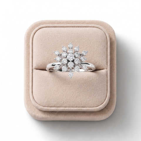 0.33 Ct Round Statement Lab Diamond Ring