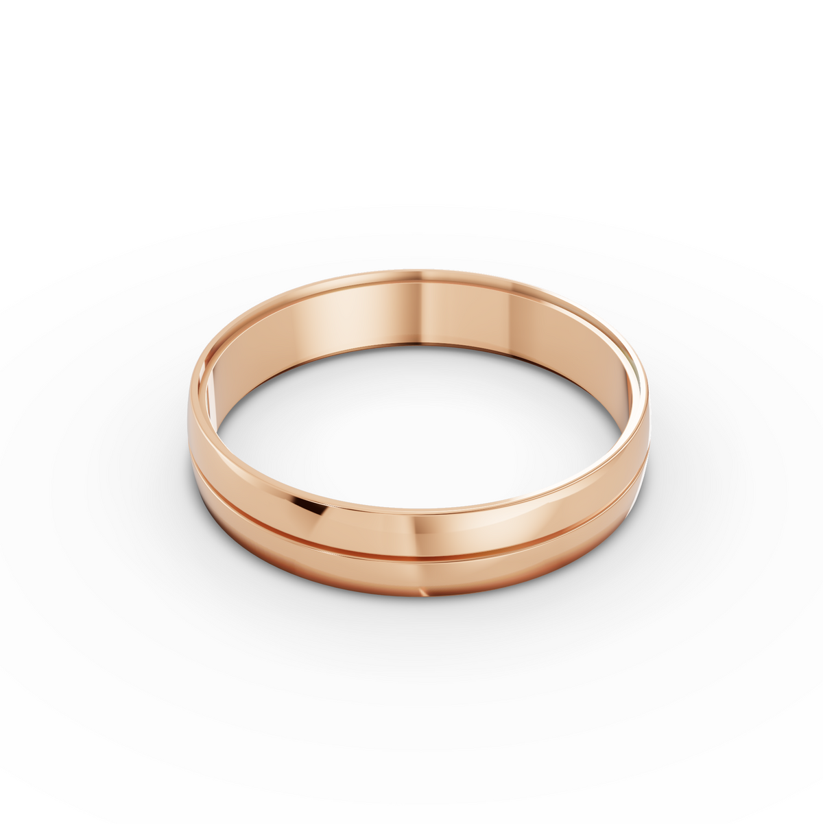 Classic Comfort Fit Plain Wedding Band, view 5