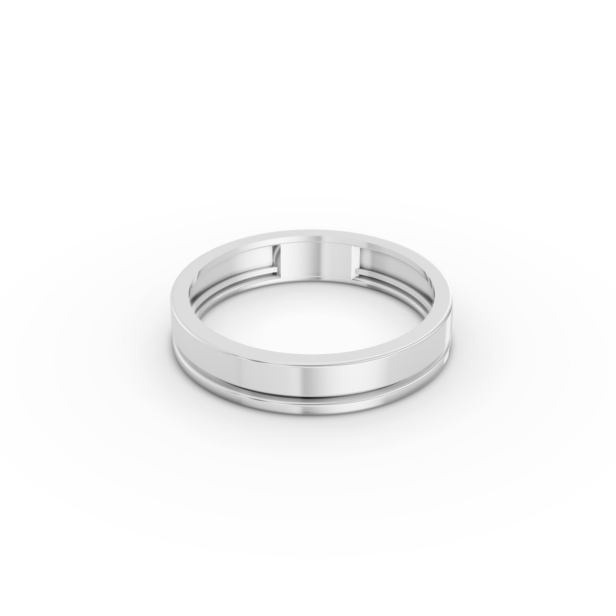 Classic Groove Wedding Band
