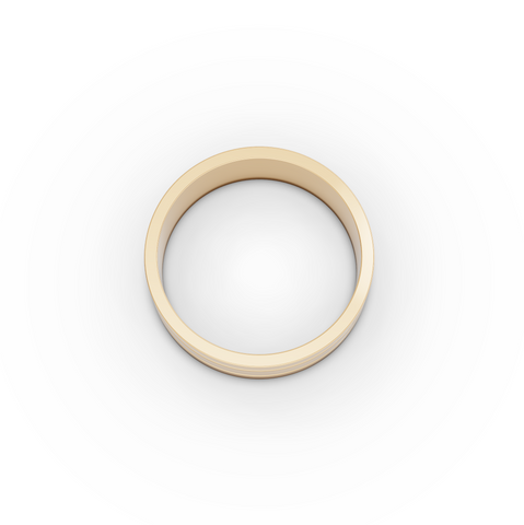 Men's Classic Wide Polished Wedding Band Ring, view 4