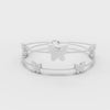 360-degree rotating video of butterfly diamond bracelet