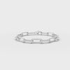 360-degree rotating video of chain link diamond bracelet