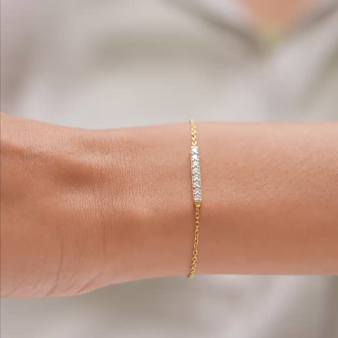 Bracelet movement demonstration on wrist