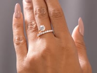 Model wearing 1.50 CT round solitaire lab-grown diamond ring video