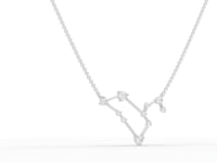 360-degree rotation of Leo constellation pendant