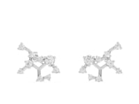360-degree rotation of Virgo constellation earrings