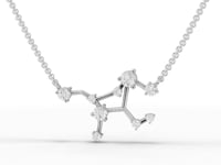 360-degree rotation of Virgo constellation pendant