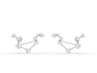 360-degree rotation video of Libra constellation pendant