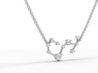 360-degree rotation video of Scorpio constellation pendant