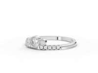 1.29 Ct Modern Bezel Lab Diamond Jewelry Set with Pendant, Earrings & Three-Stone Ring