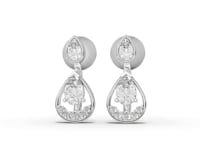 Pear-Cut Lab-Grown Diamond Teardrop Drop Earrings