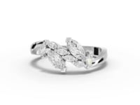 1.40 Ct Marquise Cluster Lab Diamond Jewelry Set