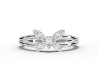 0.85 Ct Marquise Butterfly Lab Diamond Jewelry Set