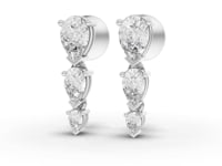 4.27 Ct Pear-Shaped Modern Lab Diamond Statement Jewelry Set