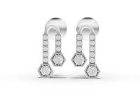 1.52 Ct Hexagon Geometric Lab Diamond Jewelry Set