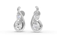 1.89 Ct Pear Swirl Lab Grown Diamond Jewelry Set
