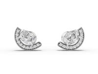 2.21 Ct Oval Lab Diamond Halo Stud Earrings 2.00 Ct Center