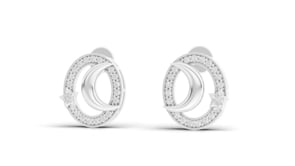 Celestial Lab Grown Diamond Moon and Star Jewelry Set with Halo Pendant and Earrings