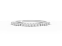 0.16 Ct Round U-Prong Full Eternity Ring