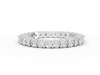 1.15 Ct Round Baskets Setting Full Eternity Ring