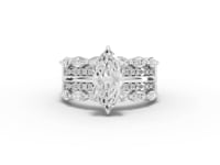 2.39 Ct Seraphina Marquise Lab Grown Diamond Split Shank Ring