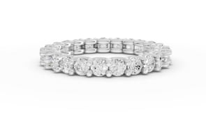 0.70 Ct Valencia Round Lab Grown Diamond Eternity Band