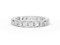 1.70 Ct Round Bar-Set Full Eternity Band