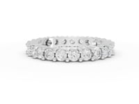 1.70 Ct Celestia Round Lab Grown Diamond Eternity Band