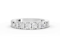 1.16 Ct Nova Round Diamond Half Eternity Band