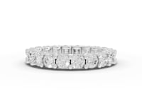 2.57 Ct Round Diamond U-Prong Eternity Wedding Band