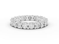 2.89 Ct Classic Full Eternity Round Diamond Band Ring