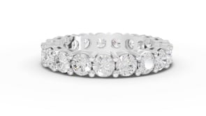 3.05 Ct Round Diamond Eternity Band Ring Full Wedding Anniversary Ring