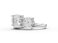 1.50 Ct Round Toi et Moi Ring