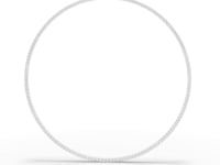 6.22 Ct Classic Round Lab Diamond Tennis Necklace
