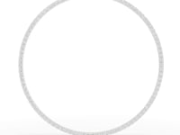 15.27 Ct Classic Round Lab Diamond Tennis Necklace