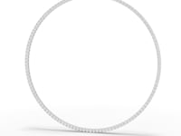 9.60 Ct Classic Round Lab Diamond Tennis Necklace
