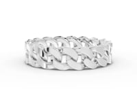 0.10 Ct Round Micro Pavé Set Diamond Ring
