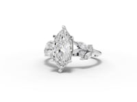 2.23 Ct Marquise Nature-Inspired Engagement Ring